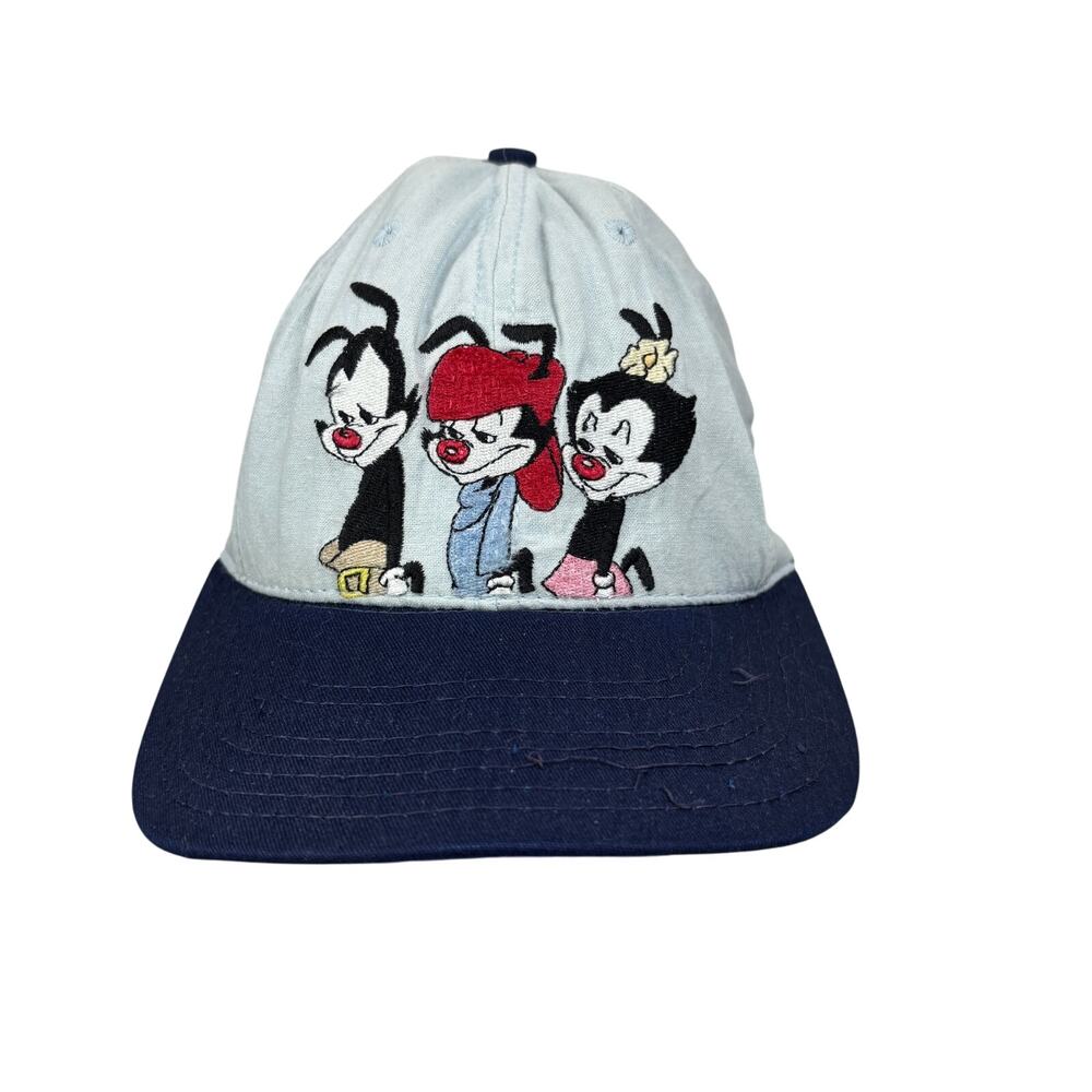 Vintage 1993 Animaniacs Be Afraid Hat Snapback Baseball Cap Warner Bros